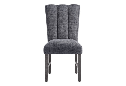 D5473 - 7 Piece Dining Room Set (Bar Table And 6 Bar Stools) - Black / Gray