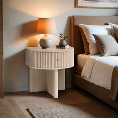 Cortland - Acacia Veneer And Solid Wood Night Stand