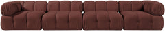 Orin - Fabric Velvet 4 Piece Modular Sofa