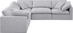 Indulge - Linen 5 Piece Modular Corner Sectional