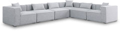 Cube - Linen 6 Piece Modular Corner Sectional