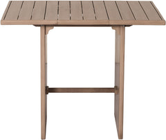 Solace - Acacia Wood Outdoor Patio Bar Table - Natural