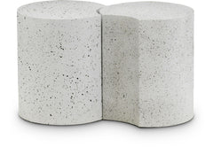 Dimple - 2 Piece Modular End Table - Terazzo Finish
