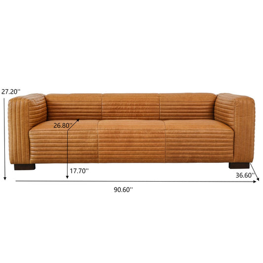 Foster - Waxy Sofa - Tan
