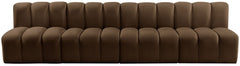 Arc - Velvet 4 Seats Modular Sofa