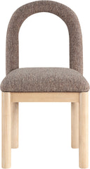 Conrad - Linen Dining Chair With Natural Legs