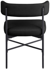 Rivage - Durable Dining Chair With Black Frame (Set of 2)