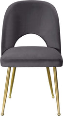 Logan - Dining Chair (Set of 2) - Gold Legs