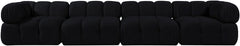 Orin - Fabric Velvet 4 Piece Modular Sofa