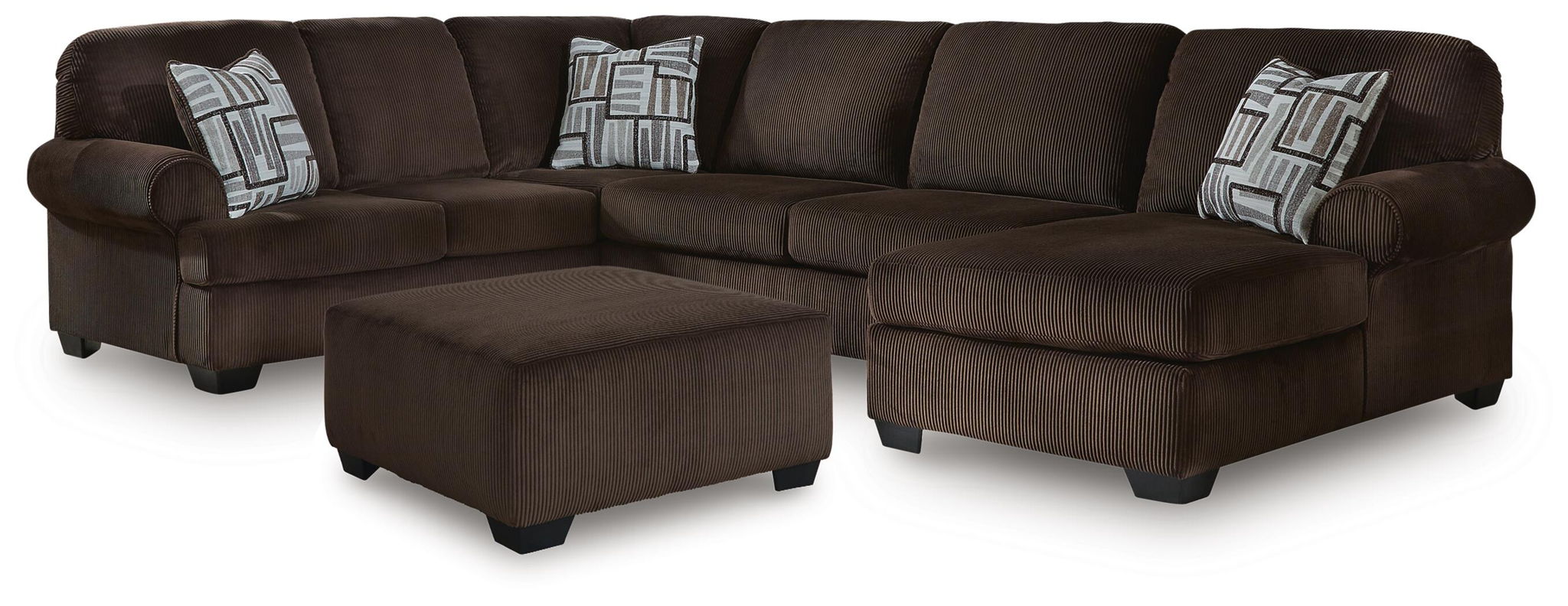 Kimlee - Sectional And Ottoman Set