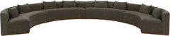 Avanti - Chenille Fabric Upholstered 4 Piece Modular Sectional