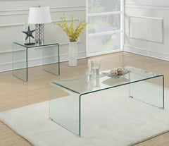 Ripley - Bent Glass Coffee And End Table Set