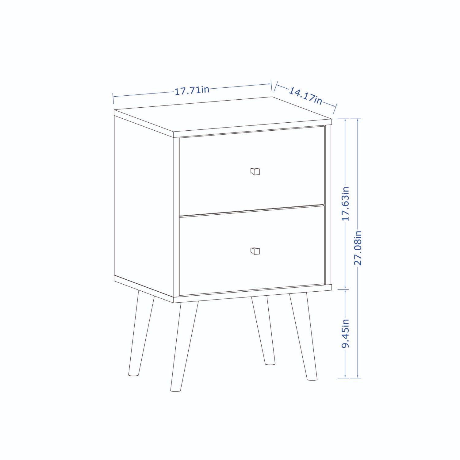 Liberty - Nightstand & 2 Drawers
