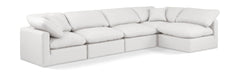 Indulge - Faux Leather 5 Piece Modular Sectional