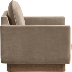 Diviento - Velvet Performance Fabric Upholstered Accent Chair