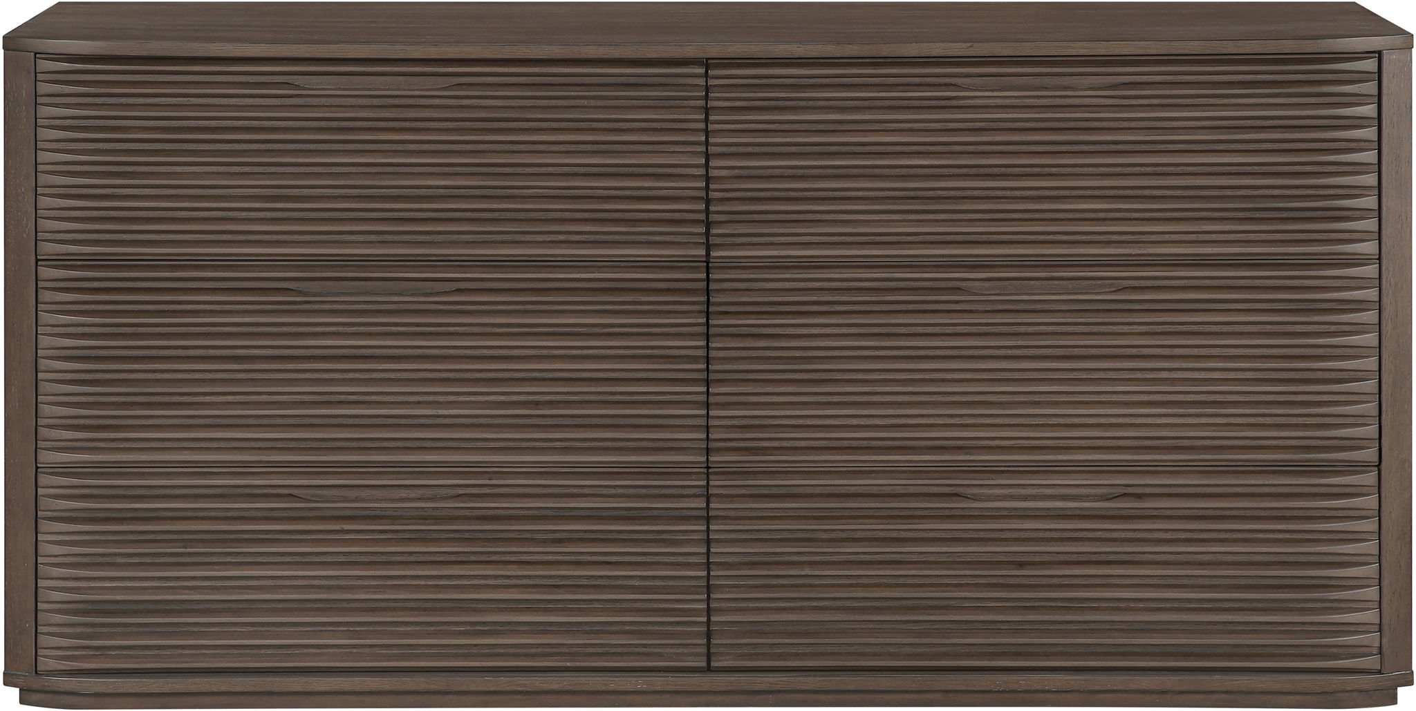 Morino - Oak Veneer And Solid Wood Dresser - Brown