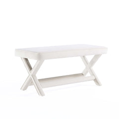 Abigail - Accent Bench With Piped Cushion