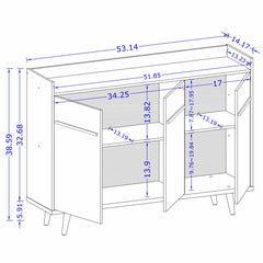 Bradley - Sideboard - White