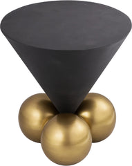 Naples - End Table - Gray Cement