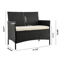 Imperia - 4 Piece Outdoor Conversation Set