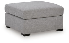 UrbanCrest - Oversized Accent Ottoman - Pewter