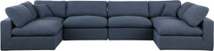 Comfy - 6 Piece Linen Modular Armless Sectional