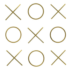 XOXO - Steel Wall Decor - Yellow