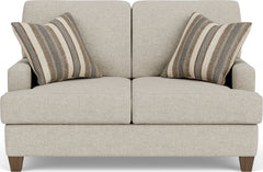 Moxy - Fabric Loveseat, T-Shaped Seat Cushion
