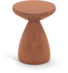 Anika - Iron End Table - Terracotta