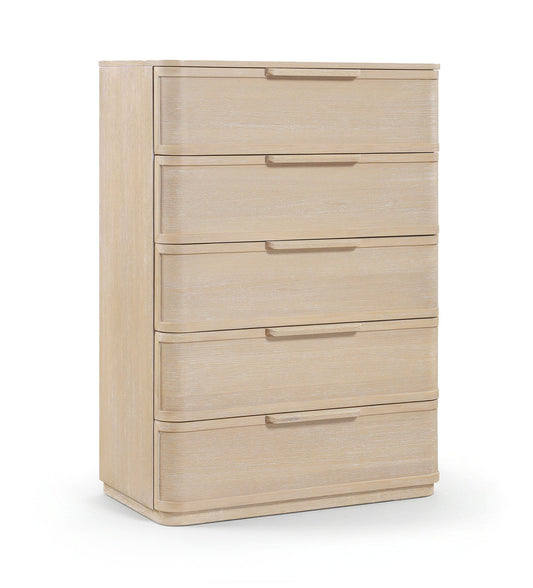 Tiberio - Oak Veneer And Solid Wood Chest