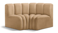 Arc - Velvet 2 Piece Modular Sofa