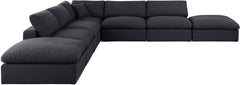 Comfy - 7 Piece Linen Modular Corner Sectional