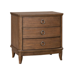 Bellevue - 3-Drawer Nightstand - Whiskey Brown