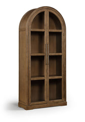 Corva - Solid Wood, Oak Veneer And Stainless Steel Storage Cabinet