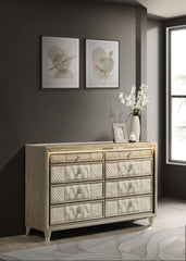 Lorient - 8-Drawer LED Bedroom Dresser Cabinet