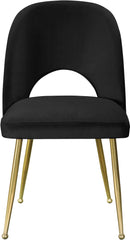 Logan - Dining Chair (Set of 2) - Gold Legs
