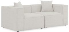 Cube - Linen Modular 2 Seat Sofa