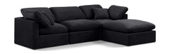 Indulge - Velvet 4 Piece Modular Sectional With Chaise