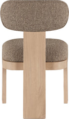 Timbra - Linen Textured Fabric Upholstered Dining Chair (Set of 2) - Natural Base