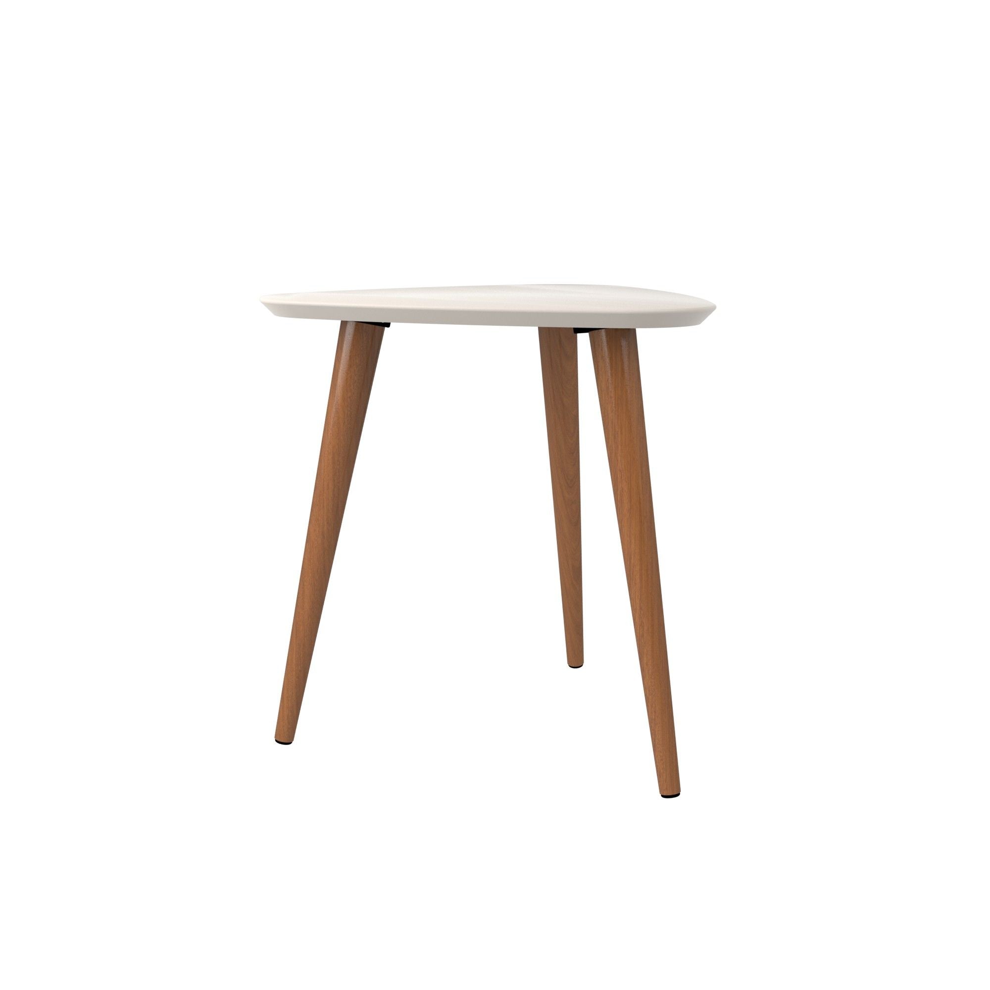 Utopia - Triangle End Table - Off White