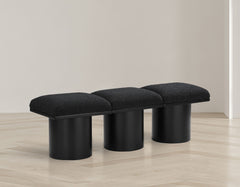 Pavilion - 3 Piece Modular Bench With Black Base