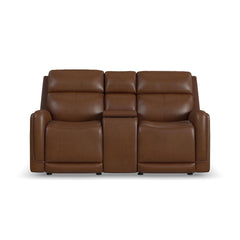 Alister - Power Gliding Loveseat With Console, Power Headrests & Lumbar