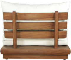 Mirella - Water Resistant Fabric Upholstered Outdoor Patio Modular Armless Chair