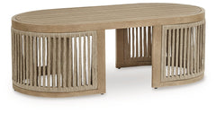 Serena Shores - Beige - Rectangular Cocktail Table