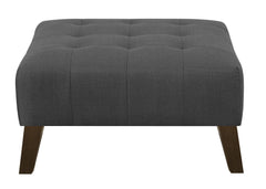 Square Ottoman - Gray