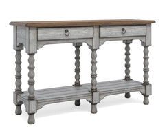 Plymouth - Sofa Table With Drawers - Gray