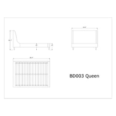 Heather - Modern Upholstered Velvet Bed