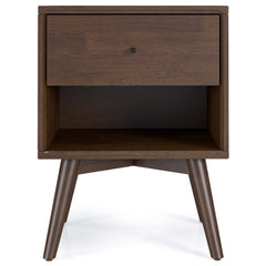 Caroline - Mid-Century Modern Style Night Stand - Brown