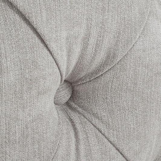 Marcella - King Upholstered Shelter Headboard Bed Set - Silver Gray