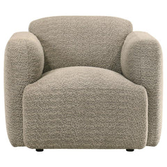 Dorset - Fabric Upholstered Round Track Arm Accent Chair